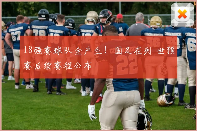 18强赛球队全产生！国足在列 世预赛后续赛程公布